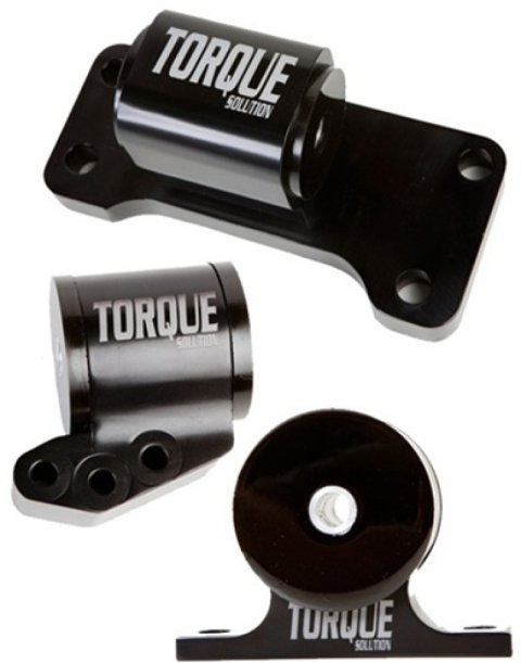 Torque Solution Billet Aluminum 3 piece Engine Mount Kit: Mitsubishi Evolution VII-IX 2001-2006 thumbnail 1