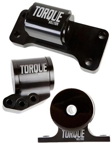 Torque Solution Billet Aluminum 3 piece Engine Mount Kit: Mitsubishi Evolution VII-IX 2001-2006 thumbnail 2