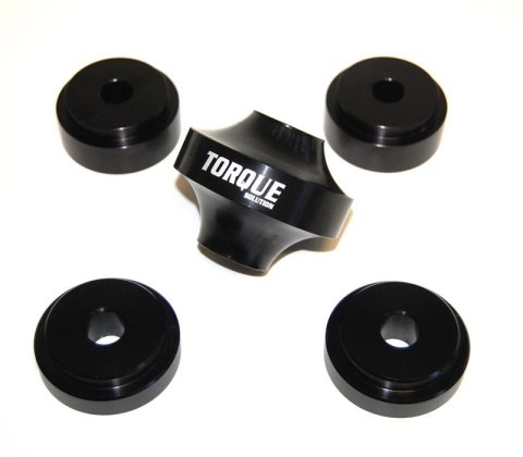 Torque Solution Solid Differential Bushing w/ Billet Inserts: Mitsubishi Evolution X MR & GSR 2008+ thumbnail 1
