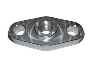 Torque Solution Billet Oil Feed Inlet Flange: Universal T3/T4 Turbos thumbnail 1
