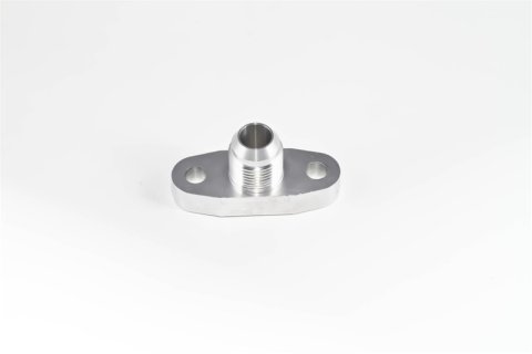 Torque Solution Billet Oil Drain Flange w/ Integrated -10 Flare: Universal T3/T4 & PTE Turbos thumbnail 2