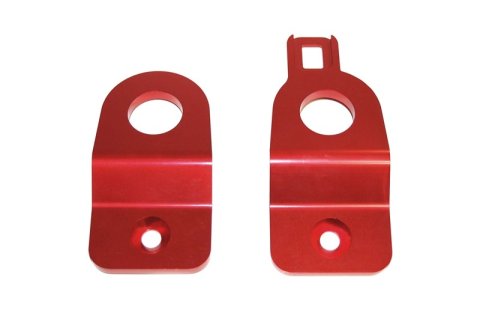 Torque Solution Red Radiator Stay Bracket: 02-07 Subaru Impreza (Inc WRX / STI) thumbnail 2