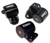 Torque Solution 3pc Billet Engine Mount Kit (2bolt): 92-95 Honda Civic/94-01 Integra/93-97 Del Sol thumbnail 1