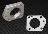 Torque Solution Throttle Body Spacer (Silver): Honda Civic LX/EX/DX 2006-2011 thumbnail 2