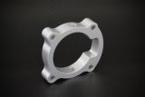 Torque Solution Throttle Body Spacer (Silver): Hyundai Genesis Coupe 2.0T 2010-2012 thumbnail 2