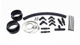 Torque Solution Turbo Inlet Hose Black (Recirc): 02-07 WRX / 04-20 STI / 05-09 Legacy GT (3in Inlet) thumbnail 1