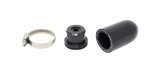 Torque Solution 2016+ Ford Focus RS Sound Suppression Chamber - Black thumbnail 1