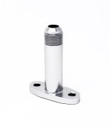 Torque Solution Extended Port Matched Oil Drain Flange: -10AN for T3/T4 PTE / Turbonetics thumbnail 2