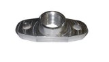 Torque Solution Extended Port Matched Oil Drain Flange: -10AN for T3/T4 PTE / Turbonetics thumbnail 3