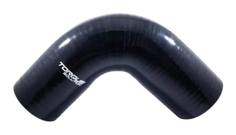 Torque Solution 90 Degree Silicone Elbow: 2.5 inch Black Universal thumbnail 1