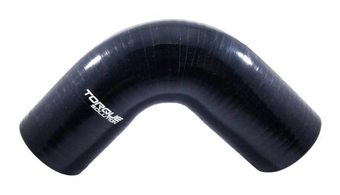 Torque Solution 90 Degree Silicone Elbow: 2.5 inch Black Universal thumbnail 2