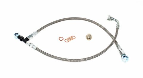 Torque Solution Turbo Oil Feed Line Kit - Subaru EJ w/ Garrett GT Series thumbnail 1
