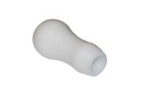 Torque Solution Delrin Tear Drop Tall Shift Knob (White): Universal 10x1.25 thumbnail 2