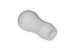 Torque Solution Delrin Tear Drop Tall Shift Knob (White): Universal 10x1.25 thumbnail 3