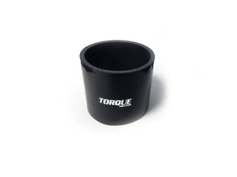 Torque Solution Straight Silicone Coupler: 4in Black Universal thumbnail 1