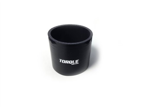 Torque Solution Straight Silicone Coupler: 4in Black Universal thumbnail 2