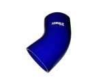 Torque Solution 45 Degree Silicone Elbow: 4 inch Blue Universal thumbnail 1