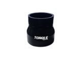Torque Solution Transition Silicone Coupler: 2.5 inch to 3 inch Black Universal thumbnail 2