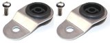 Torque Solution Radiator Mount Combo with Inserts (Silver) : Mitsubishi Evolution 7/8/9 thumbnail 1