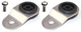 Torque Solution Radiator Mount Combo with Inserts (Silver) : Mitsubishi Evolution 7/8/9 thumbnail 2