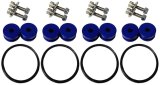 Torque Solution Billet Bumper Quick Release Kit Combo (Blue): Universal thumbnail 1