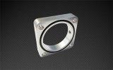 Torque Solution Throttle Body Spacer 2013+ Subaru BRZ/Scion FR-S - Silver thumbnail 2