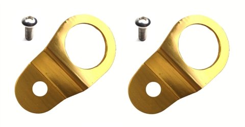 Torque Solution Radiator Mount Combo with Inserts (Gold) : Mitsubishi Evolution 7/8/9 thumbnail 2