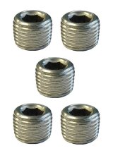Torque Solution Stainless Steel 1/8 in NPT Plug: Universal 5 Pack thumbnail 2