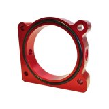 Torque Solution Throttle Body Spacer (Red) Ford F-150 3.5L Ecoboost / 3.7L V6 thumbnail 1