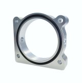 Torque Solution Throttle Body Spacer (Silver) Ford F-150 3.5L Ecoboost / 3.7L V6 thumbnail 1