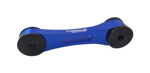 Torque Solution Billet Aluminum Pitch Stop Tranny Mount: Subaru - Blue thumbnail 1