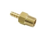 Torque Solution Brass 1/8 in NPT Fitting: Universal Straight Barb thumbnail 4