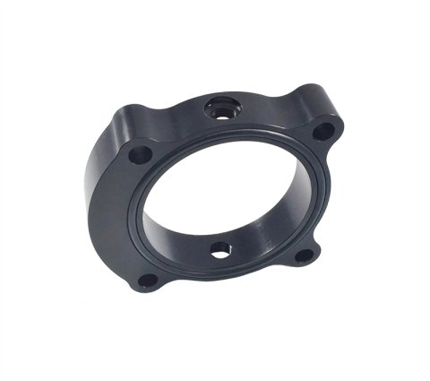 Torque Solution Throttle Body Spacer Hyundai Sonata 2.0T - Black thumbnail 2
