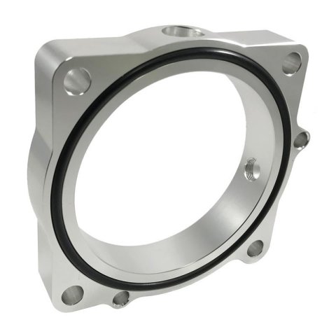 Torque Solution Throttle Body Spacer Hyundai Sonata 2.0T - Black thumbnail 3