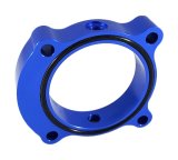 Torque Solution Throttle Body Spacer Kia Optima 2.0T - Blue thumbnail 2