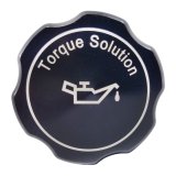 Torque Solution Billet Oil Cap 89+ Subaru - Black thumbnail 1