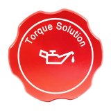 Torque Solution Billet Oil Cap 89+ Subaru - Red thumbnail 1
