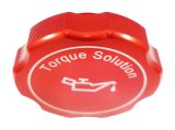 Torque Solution Billet Oil Cap 89+ Subaru - Red thumbnail 2