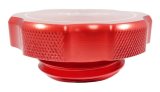Torque Solution Billet Oil Cap 89+ Subaru - Red thumbnail 3