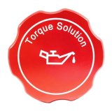 Torque Solution Billet Oil Cap 89+ Subaru - Red thumbnail 5