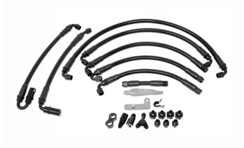 Torque Solution PTFE Fuel Line Kit w/ Flex Fuel - Subaru WRX STI 08-21 / WRX 08-14 thumbnail 2