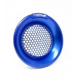Torque Solution Billet Turbo Velocity Stack Shield For 4in Inlet - Blue thumbnail 2