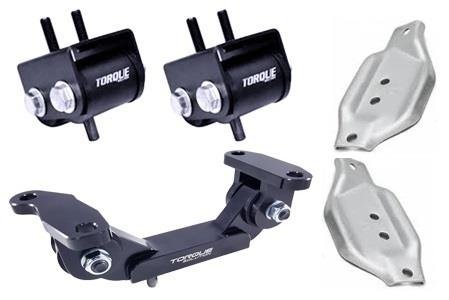 Torque Solution Engine/Transmission Mount Kit w/ OEM Mount Plates: 02-14 Subaru WRX / 04+ STI thumbnail 1