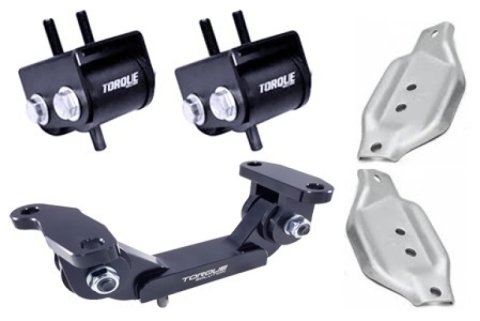 Torque Solution Engine/Transmission Mount Kit w/ OEM Mount Plates: 02-14 Subaru WRX / 04+ STI thumbnail 2