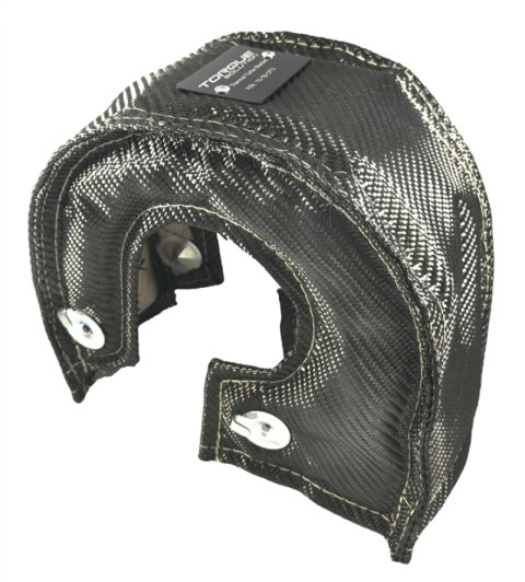 Torque Solution Thermal Turbo Blanket (Carbon Fiber) Fits T4/GT35/GT35/GT40/GT45/GT/47/GT55 thumbnail 1