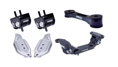 Torque Solution Engine / Trans / Pitch Mount Kit w/ Mount Plates: Subaru WRX 02-14 / STI 04+ thumbnail 1