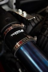 Torque Solution 2022+ Subaru WRX / 19-23 Subaru Ascent Titanium Top Mount Charge Pipe - Brushed thumbnail 3