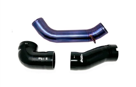 Torque Solution 2022+ Subaru WRX Intake Pipe Kit - Titanium Burnt Purple / Blue
