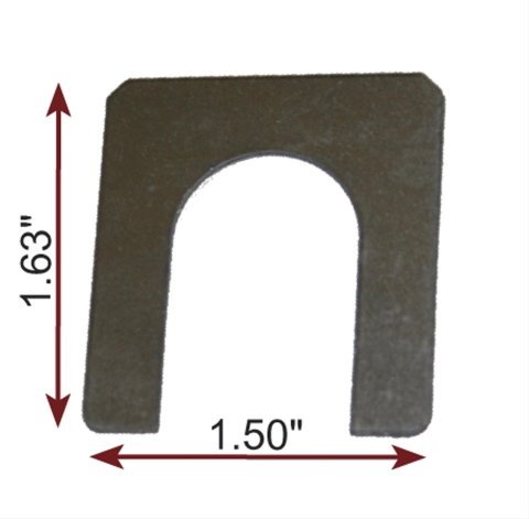 MOOG 1/16in Shim Thickness Prevost Steer Axle Caster Shim