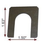 MOOG 1/16in Shim Thickness Prevost Steer Axle Caster Shim thumbnail 2